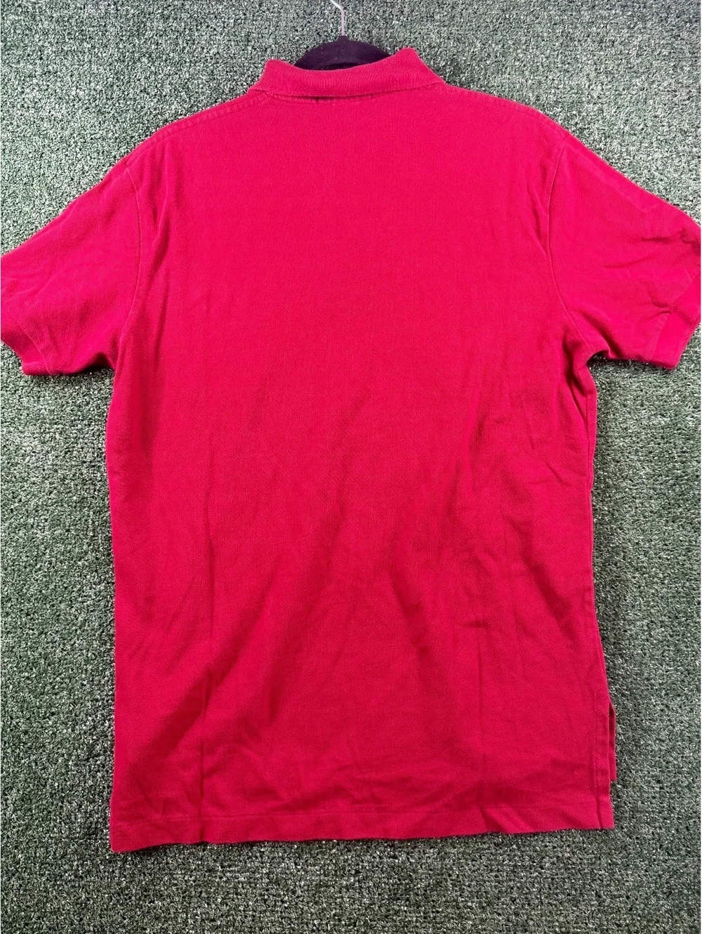 Polo Ralph Lauren Polo Shirt Mens M Red Blue Pony 100% Cotton Philippines